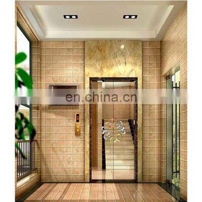 Long service time cheap and safe villa screw lift home wood elevator