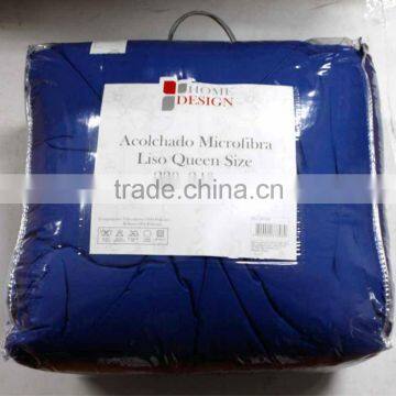 1PC DARK BLUE POLYESTER PLAIN SANDING CLOTH QUILT