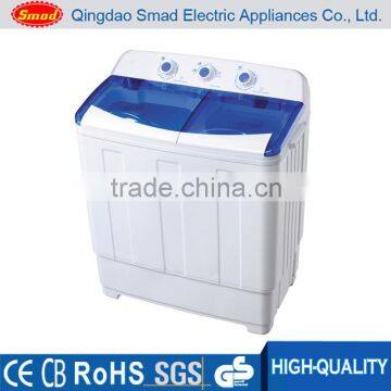 Domestic home use top loading double tub laundry washing machine