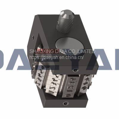 DAEYAH M20 Manual Numbering Head Automatic Numbering Head Handheld Rotary Wheel Stamp Hot Stamping Dies Steel Stamp