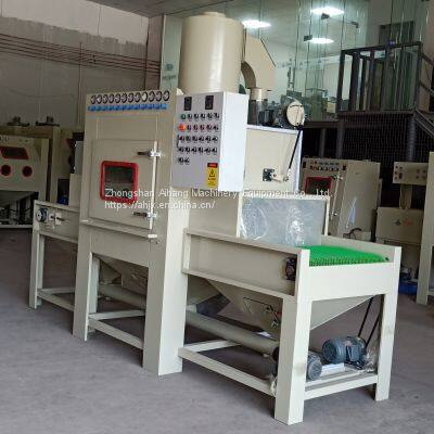 Zhongshan Conveyor Belt Automatic Sandblasting Machine 8-9 Guns Rust and Scale Removal Products photo-4