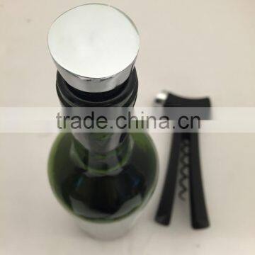 Multifunctional Wine Opener - Foil Cutter, Corkscrew, Aerator Pour Spout and Bottle Stopper - Purple photo-3