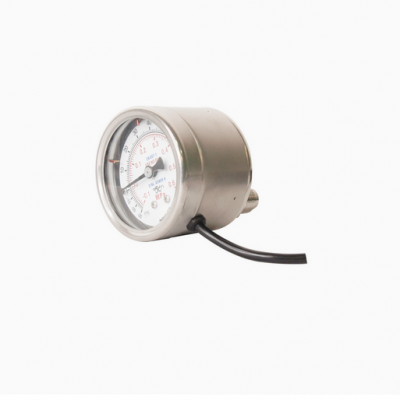 63MM axial EP grade ultra-high purity explosion-proof electric contact pressure gauge