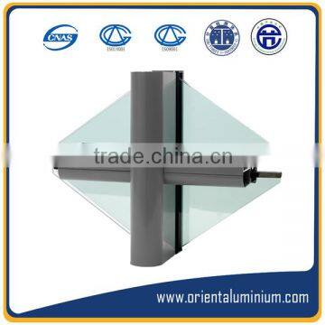 6063-t5 curtain wall aluminum extrusion profile