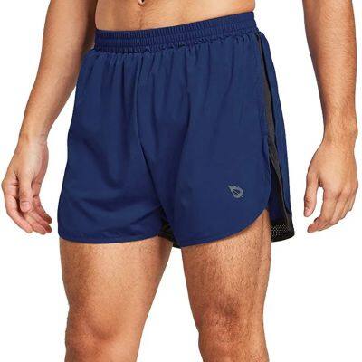 Men′s 3 Inches Quick Dry Running Shorts Gym Athletic Shorts photo-3