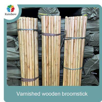 Wholesale Broom Handle Wooden Wood Brush Stick Wooden Broom Handle photo-4