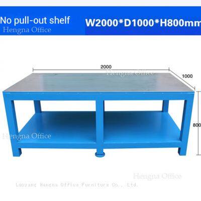 Warehouse Packing Workbench Heavy Duty Metal Table For Shipping Station