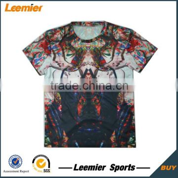 Custom Design Quick Dry Sublimation printing Gym t shirts 2015                        
                                                Quality Choice