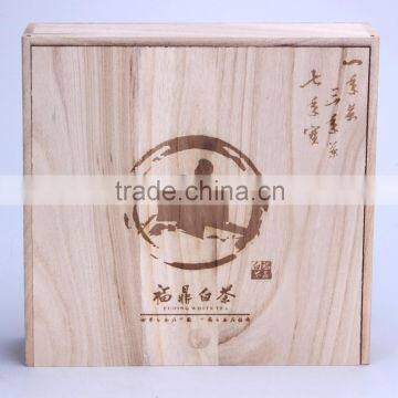 Factory Price Packing Custom Wooden Tea Box, Natural Wooden Box With Drawer