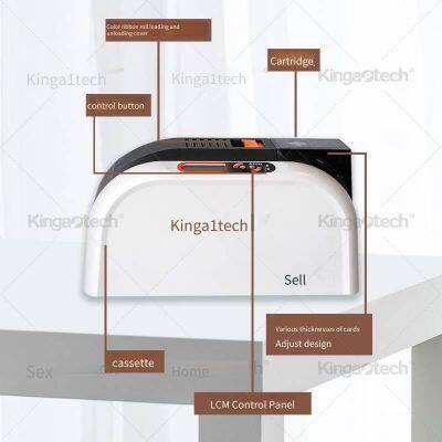Chengyan 220e Card Printer, Transparent Full-color Single-sided and Double-sided Diversified Modules, Pvc Card Printing photo-2