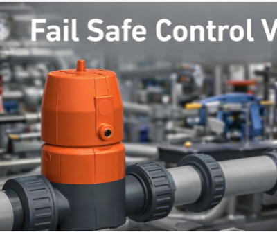 Vanve à diaphragme en PVC à fermeture de sécurité FC pour le système de traitement des eaux chimiques