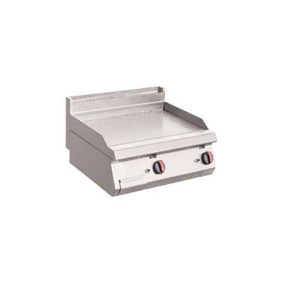 Heavy-Duty Countertop Gas Griddle for Food Trucks - 430mm Height Design
