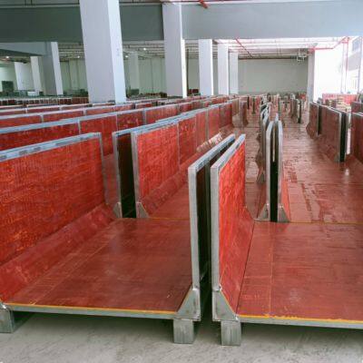 Modular Wood Board Stacking Rack for Warehouse Organization