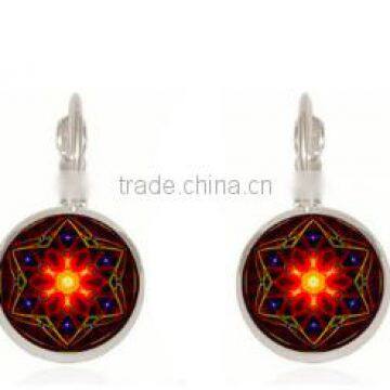 Most Beautiful Chinese Jewelry Flower Stud Earrings photo-3