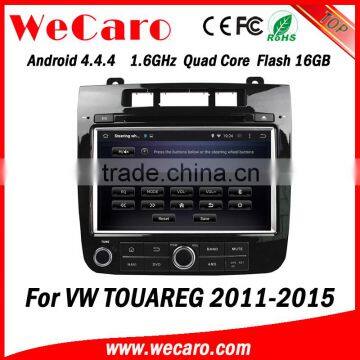 Wecaro WC-VT8009 Android 4.4.4 car stereo 1024 * 600 for volkswagen touareg android car radio WIFI 3G 16GB Flash 2011-2015