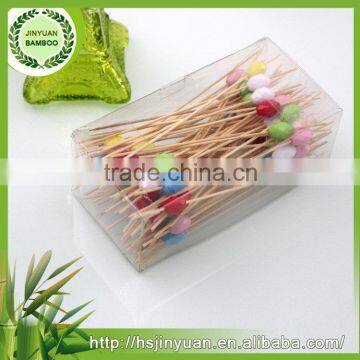 Cost price high grade cocktail bamboo party skewer