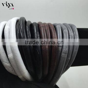 2016 Manufacturer Luxury Lizard Leather Cord 100% Genuine High Class Leather Jewelry Bracelet photo-3