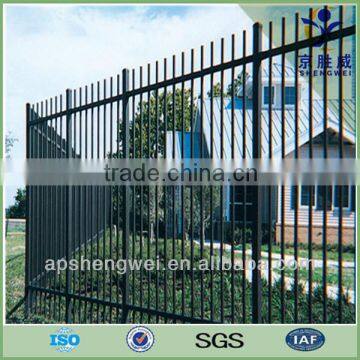 2.1*2.4m spear top tubular steel fencing for garden security