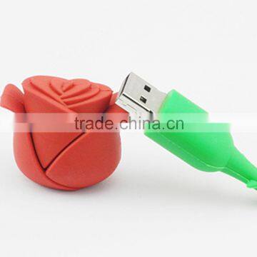 Gift Gadgets Rose Flower USB 2.0 Flash Drive Cartoon Charactor photo-2