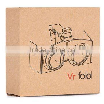 Mobile Mini 3D Virtual Reality Box Case Foldable VR Glasses Case For Men Live Show Sexy IMAX Moving Game photo-3