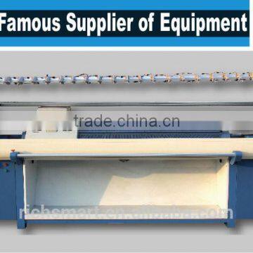 The Newest Type 52"/60"/80" Double System Computerized Flat Knitting Machine For Sweater Making