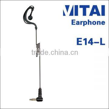 VITAI E14-L G shape single side Earphone for 2way radio