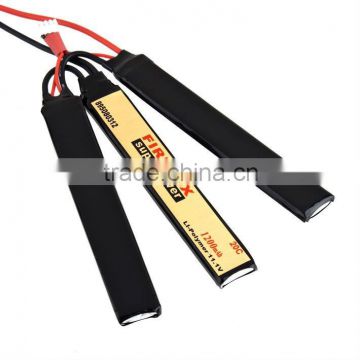 mini airsoft gun battery Firefox Lipo 3S 11.1V 1200mAh 20C airsoft Triple Airsoft Battery AEG airsoft electric gun triplets