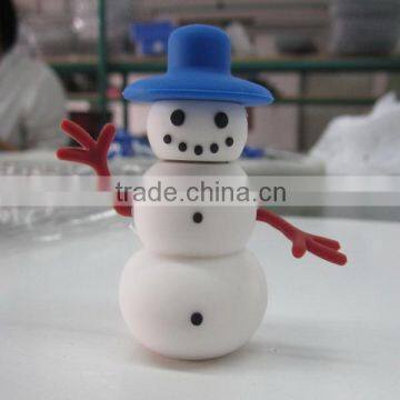 Lovely Christmas usb flash memory,Cute snowman usb flash memory