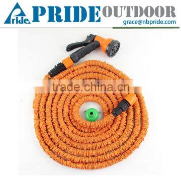 Outdoor Patio Shrinking Elastic Retractable Custom Length Flexible PVC Garden Hose Nozzle