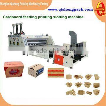 3 color corrugated carton cardboard flexo printer slotter machine