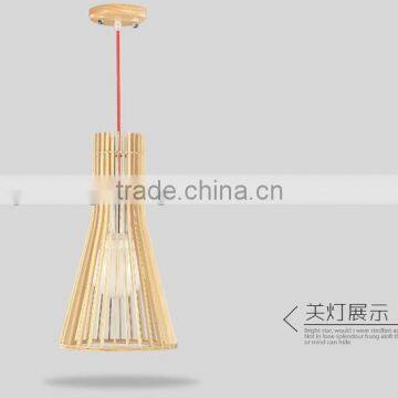 New Modern Designer Wood Led Pendant Light for Restaurant JK-8005B-03 Wooden LED Pendant Light photo-3
