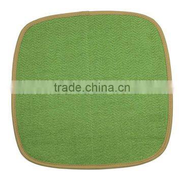 Children Square Green Plastic Chair or Ground Sitting Cushion Mats