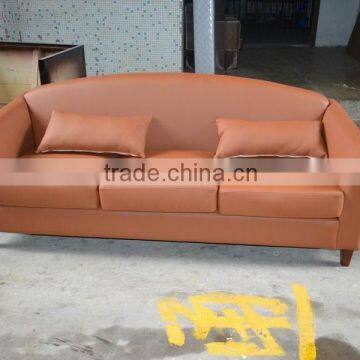 cheaper PU leather hotel lobby sofa XYN285