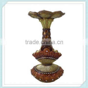 Unique Resin Silver Plated European Candlestick