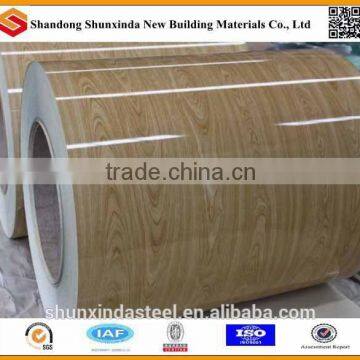 wood pattern prepainted steel coils/wooden color ppgi
