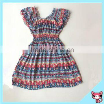 England Floral Printed Ladies Casual Dress