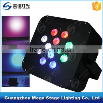 color led stage light for sale 12x10w rgbw 4 in 1 led flat par light