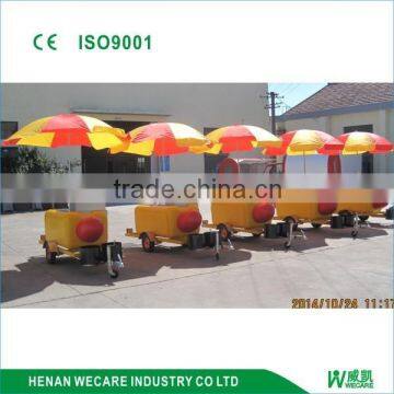 factory price hotdog food cart/hotdog station/hotdog hand push kiosk