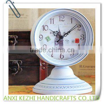 Wrought Iron Country Style Desk Clock