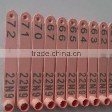 Laser printing sheep ear tag with Nylon material in 7409mm