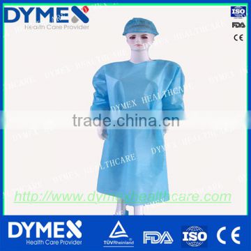 Three thread Sterile disposable Gown disposable surgical gown with book fold