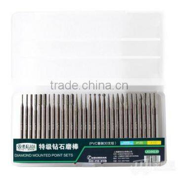 LAOA30pcs Set 3mm Free Shipping Diamond Grinding Tools Emerald Jade Carving Tools Rod Mill photo-2