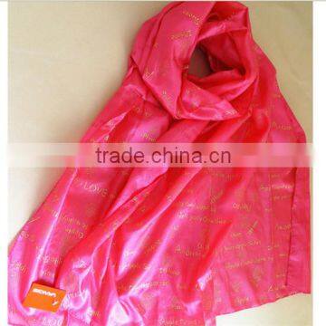 Import Custom Design Soft Chinese Digital Print Silk Scarf photo-4