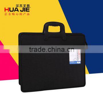 B4 size PU leather Zipper Portfolio for office stationery