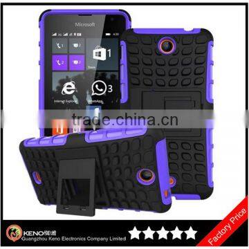 Keno High Quality Shockproof Rugged Hybrid Case for Nokia Lumia 430 Back Cover