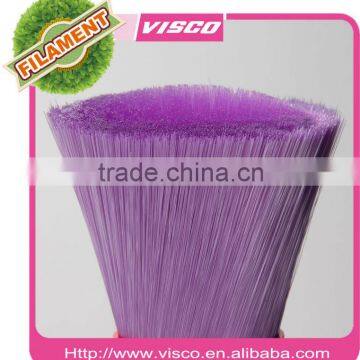 Visco plastic broom bristle