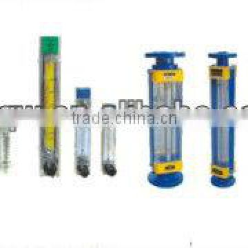 glass tube rotameter for gas/liquid measurement