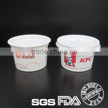 130ml/ 4oz disposable plastic food container for wholesale