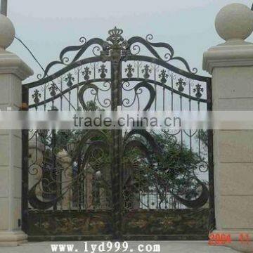 ornament iron gate