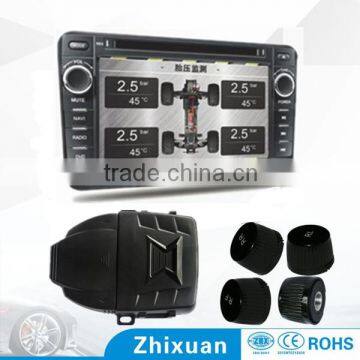 Wireless digital tpms for car dvd, DVD/ GPS Tire Pressure Monitoring System tpms
